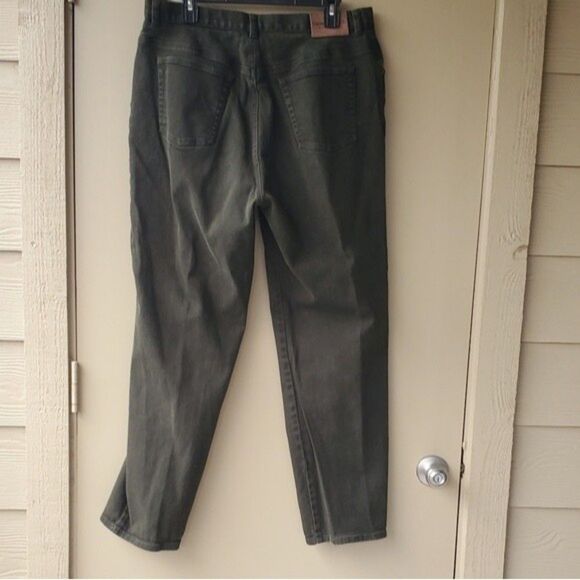 Vintage 1990s Womens Lauren Ralph Lauren Green High waisted high rise Je… - Picture 4 of 14